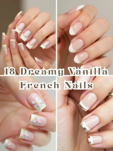 18 Dreamy Vanilla French Nails