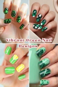 Vibrant Green Nail Designs That Make a Statement
