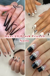 Best 20 Black French Nails You Must Try This Year