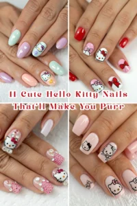 Cute Hello Kitty Nails That’ll Make You Purr