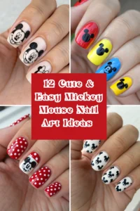 12 Cute & Easy Mickey Mouse Nail Art Ideas To Inspire You