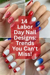 12 Bold Labor Day Nails with Color Street Shades and Simple Patriotic Art