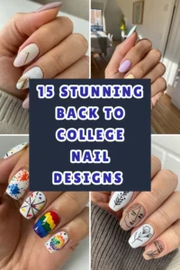 15 Stunning Back to College Nail Designs That Will Turn Heads!