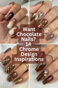 Want Chocolate Nails? 14 Chrome Design Inspirations