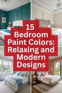 15 Bedroom Paint Colors: Relaxing and Sophisticated Modern Designs