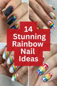 14 Stunning Rainbow Nail Ideas