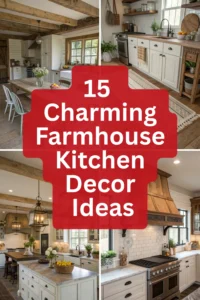 15 Charming Farmhouse Kitchen Decor Ideas
