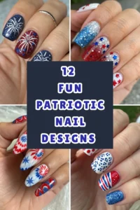 12 Fun Patriotic Nail Designs Full of Red, White, and Blue
