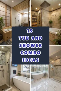 15 Tub and Shower Combo Ideas for Stylish and Functional Bathrooms