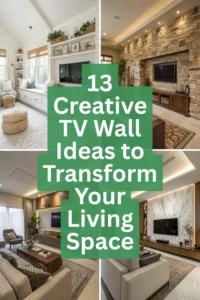 13 Creative TV Wall Ideas to Transform Your Living Space