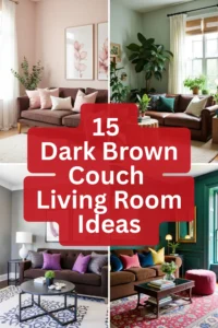 15 Dark Brown Couch Living Room Ideas That Create Sophisticated Spaces