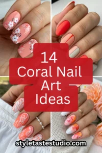 14 Coral Nail Art Ideas