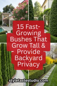 15 Fast-Growing Bushes That Grow Tall & Provide Backyard Privacy