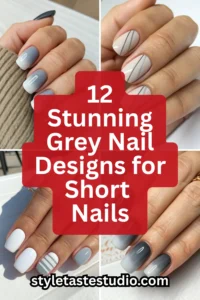 Top 12 Stunning Grey Nail Designs for Short Nails That You Simply Can’t Miss