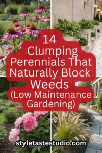 14 Best Clumping Perennials That Naturally Block Weeds (Low Maintenance Gardening)