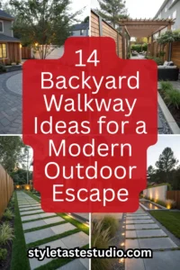 14 Backyard Walkway Ideas for a Modern Outdoor Escape