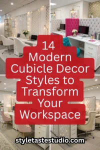 14 Modern Cubicle Decor Styles to Transform Your Workspace