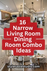 16 Narrow Living Room Dining Room Combo Ideas