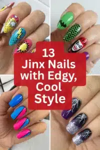 13 Jinx Nails with Edgy, Cool Style