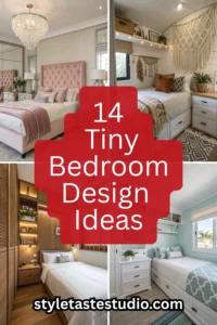 14 Tiny Bedroom Design Ideas to Maximize Space