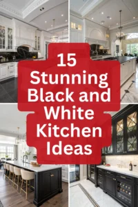 15 Stunning Black and White Kitchen Ideas for a Timeless Look: Complete Design Guide