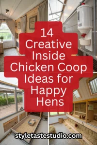 14 Creative Inside Chicken Coop Ideas for Happy Hens