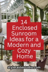 14 Enclosed Sunroom Ideas for a Modern and Cozy Home