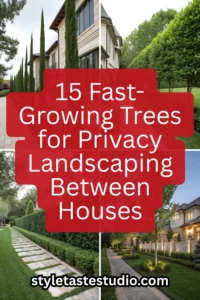 15 Fast-Growing Trees for Privacy Landscaping Between Houses