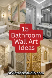 15 Bathroom Wall Art Ideas for a Stylish and Relaxing Space