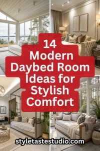 14 Modern Daybed Room Ideas for Stylish Comfort