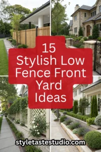 15 Stylish Low Fence Front Yard Ideas to Transform Your Home Exterior
