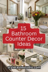 15 Bathroom Counter Decor Ideas for a Stylish, Clutter-Free Space
