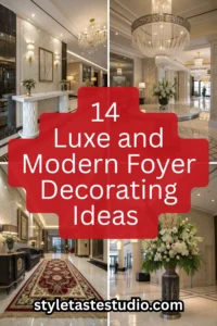14 Luxe and Modern Foyer Decorating Ideas to Make a Stunning First Impression