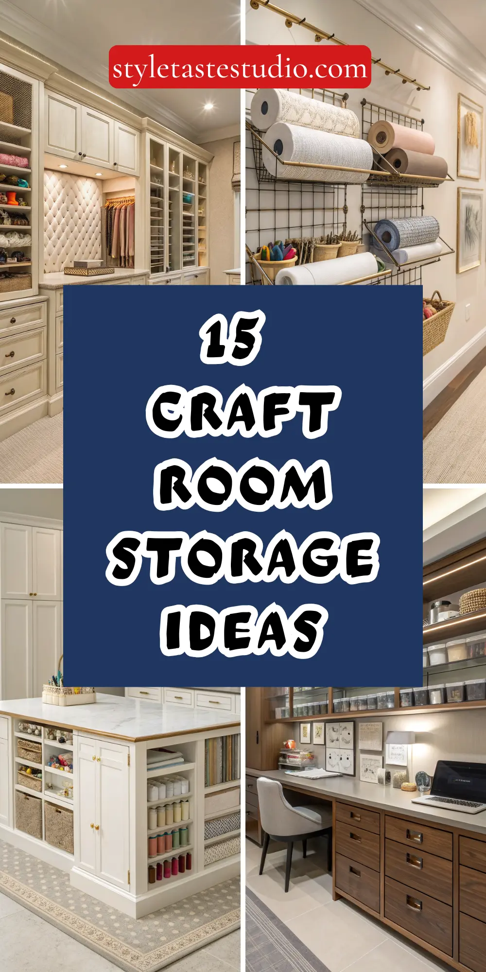 15 Craft Room Storage Ideas That Make Every Inch Count