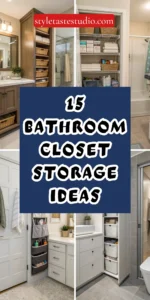 15 Bathroom Closet Organization Ideas to Maximize Space