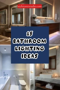 15 Bathroom Lighting Ideas for No-Window Spaces