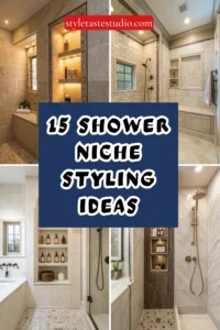 15 Shower Niche Styling Ideas That Look Built-In and Luxurious