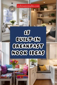 15 Built-In Breakfast Nook Ideas for Compact Spaces
