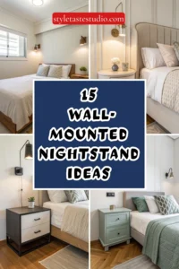 15 Wall-Mounted Nightstand Ideas for Tiny Bedrooms