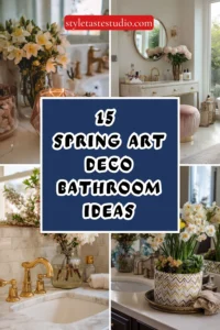 15 Spring Art Deco Bathroom Ideas for Glamorous Style