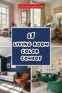 15 Living Room Color Combos Designers Are Loving Right Now