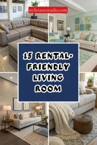 15 Rental-Friendly Living Room Upgrades That Feel Custom