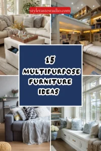 15 Multipurpose Furniture Ideas for Small Homes