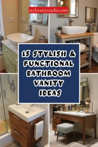 15 Stylish & Functional Bathroom Vanity Ideas