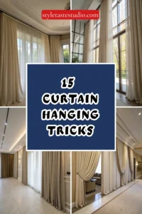 15 Curtain Hanging Tricks That Make Ceilings Look Higher