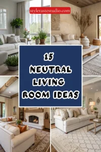 15 Neutral Living Room Ideas That Feel Warm, Not Boring