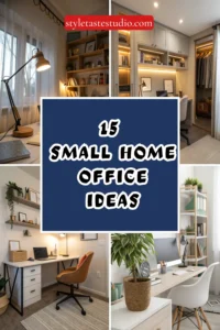 15 Small Home Office Ideas That Boost Focus and Style
