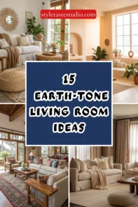 15 Earth-Tone Living Room Ideas for a Calm, Grounded Home
