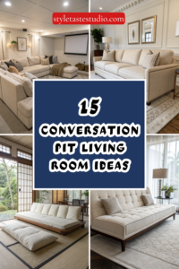 15 Conversation Pit Living Room Ideas Making a Stylish Comeback
