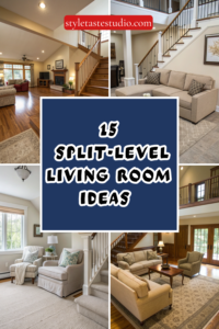 15 Split-Level Living Room Ideas That Feel Seamless and Modern